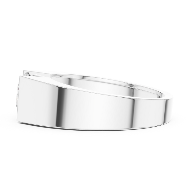 Ladies Ring 9#10050L@7 - White Gold - Image