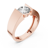 Ladies Ring 9#10050L@7 - Rose Gold - Image