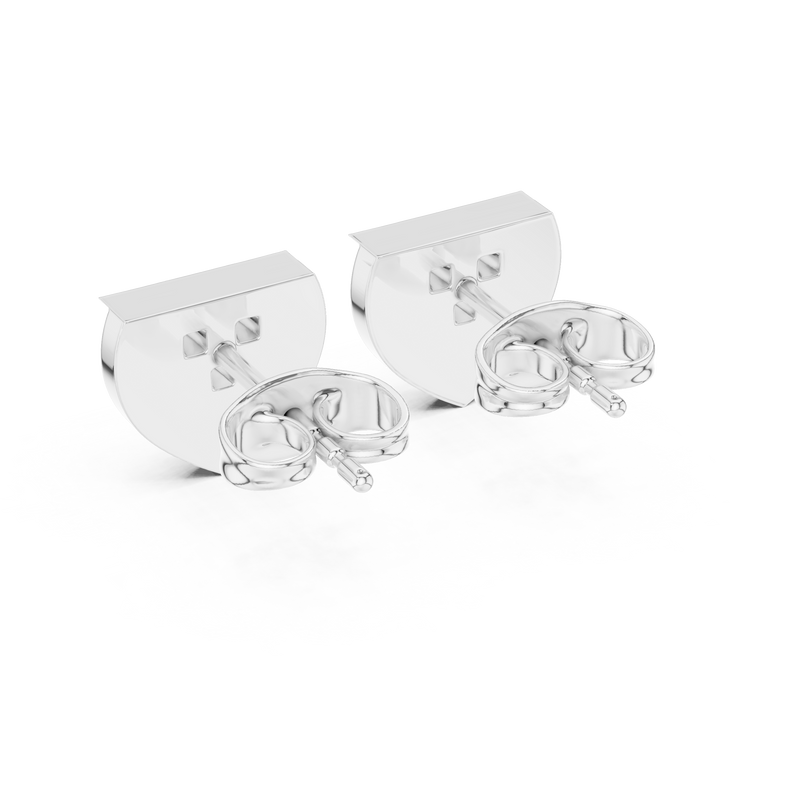 Earring 9#10051E@7 - White Gold - Image