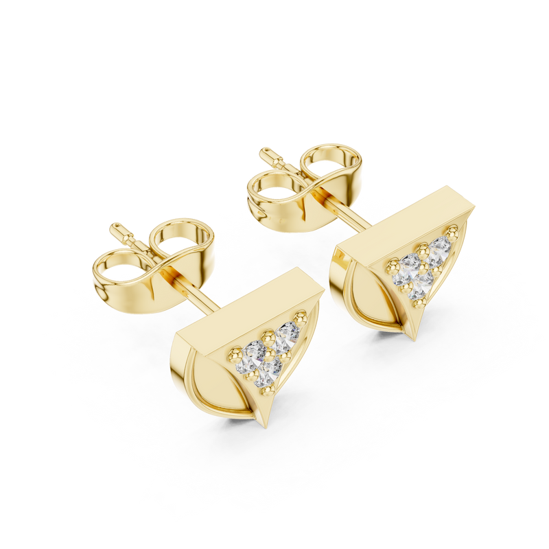 Earring 9#10051E@7 - Yellow Gold - Image