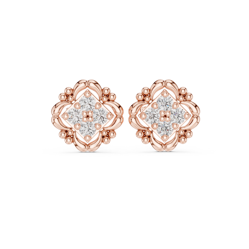 Earring 9#10052E - Rose Gold - Image