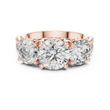 Ladies Ring 9#10052L - Rose Gold - Image