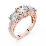 Ladies Ring 9#10052L - Rose Gold - Image