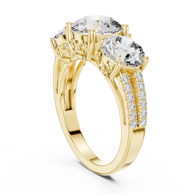 Ladies Ring 9#10052L - Yellow Gold - Image
