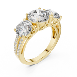 Ladies Ring 9#10052L - Yellow Gold - Image