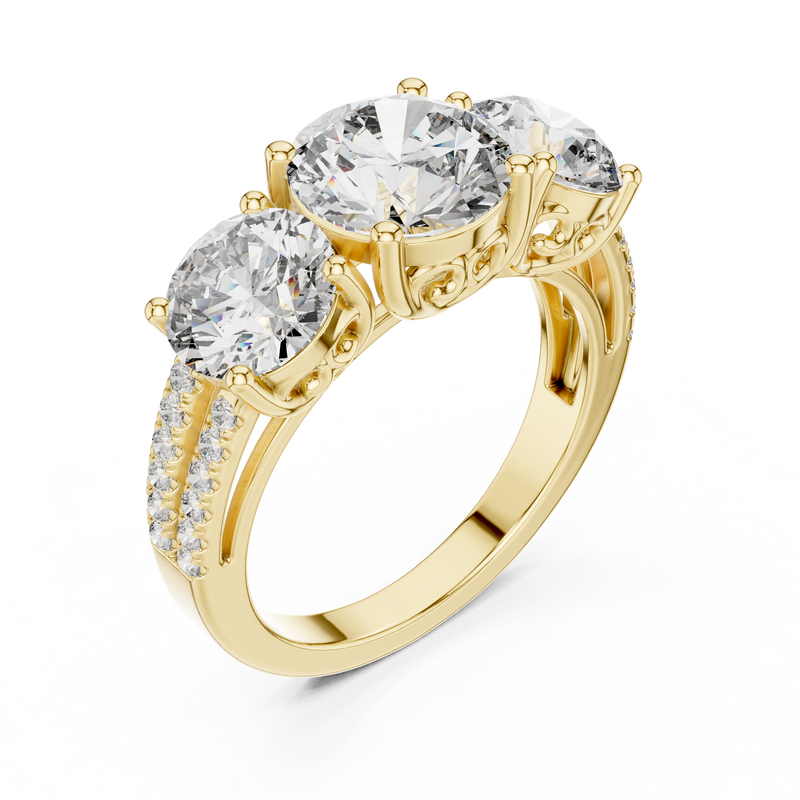 Ladies Ring 9#10052L - Yellow Gold - Image