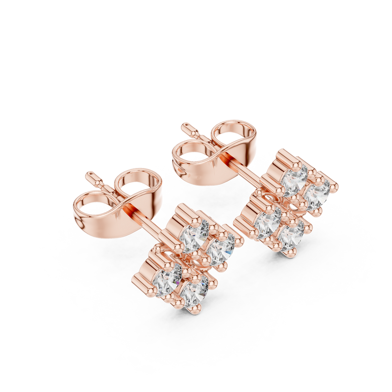 Earring 9#10053E - Rose Gold - Image