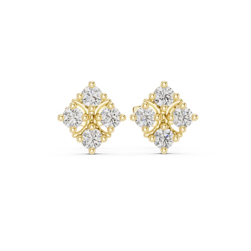 Earring 9#10053E - Yellow Gold - Image