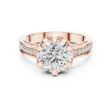 Ladies Ring 9#10053L@7 - Rose Gold - Image