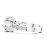Ladies Ring 9#10053L@7 - White Gold - Image