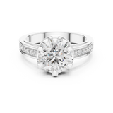 Ladies Ring 9#10053L@7 - White Gold - Image