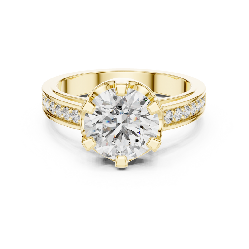 Ladies Ring 9#10053L@7 - Yellow Gold - Image
