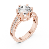 Ladies Ring 9#10053L@7 - Rose Gold - Image
