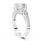 Ladies Ring 9#10053L@7 - White Gold - Image