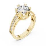 Ladies Ring 9#10053L@7 - Yellow Gold - Image