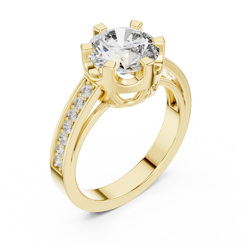 Ladies Ring 9#10053L@7 - Yellow Gold - Image