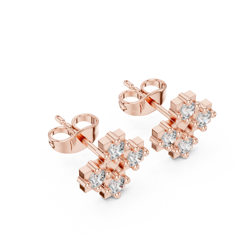 Earring 9#10054E - Rose Gold - Image