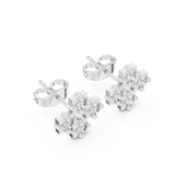 Earring 9#10054E - White Gold - Image