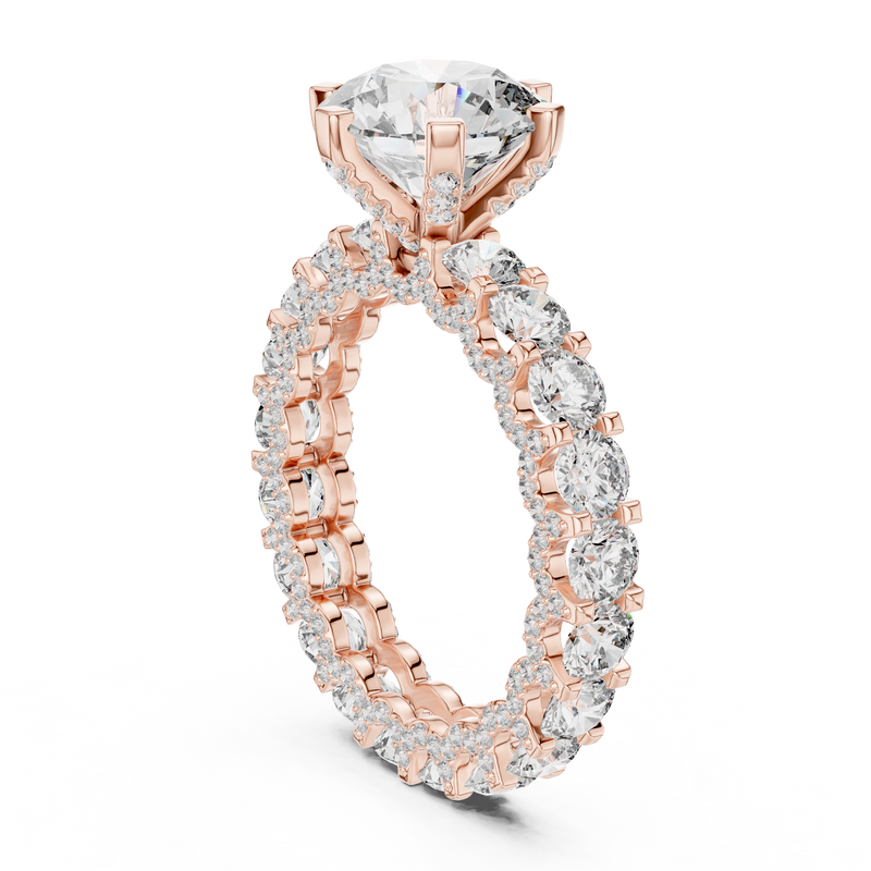 Ladies Ring 9#10054L - Rose Gold - Image