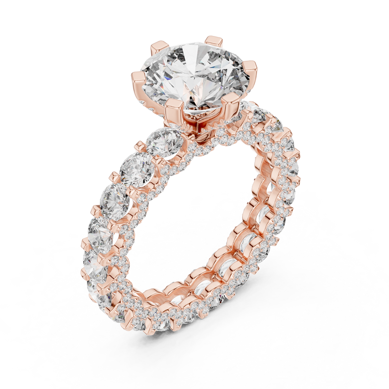 Ladies Ring 9#10054L - Rose Gold - Image
