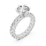 Ladies Ring 9#10054L - White Gold - Image