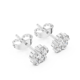 Earring 9#10055E - White Gold - Image