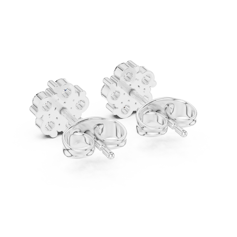 Earring 9#10055E - White Gold - Image