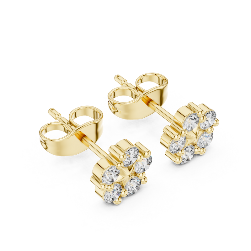 Earring 9#10055E - Yellow Gold - Image