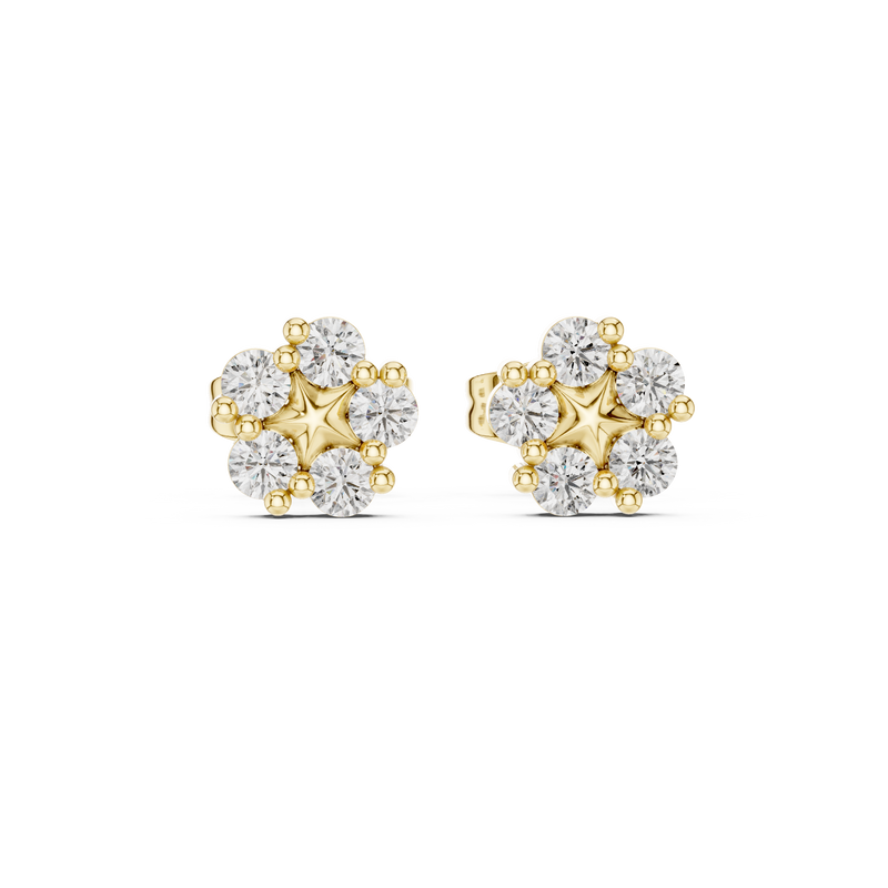 Earring 9#10055E - Yellow Gold - Image