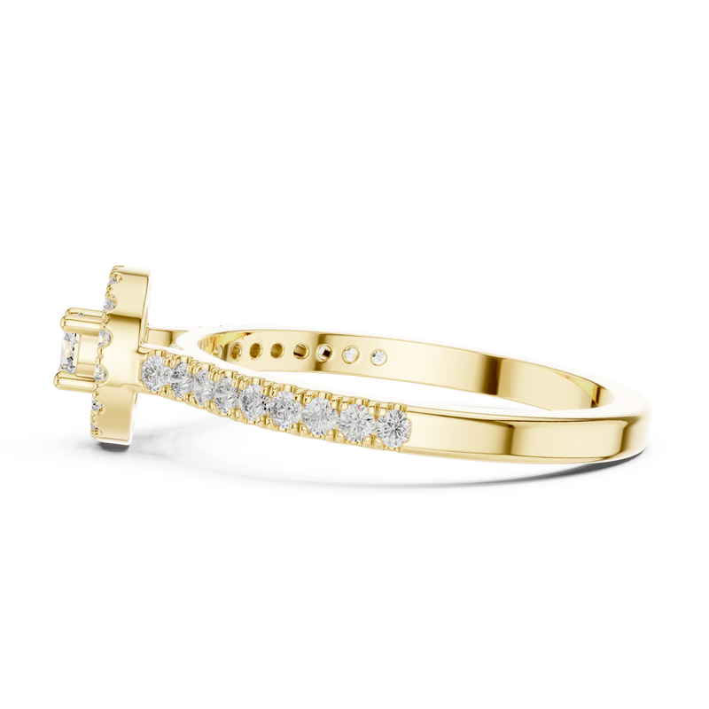 Ladies Ring 9#10055L@7 - Yellow Gold - Image
