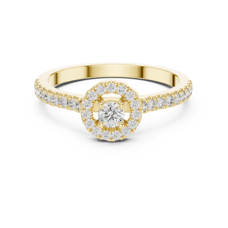 Ladies Ring 9#10055L@7 - Yellow Gold - Image
