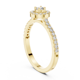 Ladies Ring 9#10055L@7 - Yellow Gold - Image