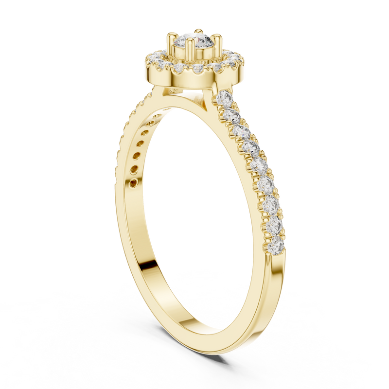 Ladies Ring 9#10055L@7 - Yellow Gold - Image