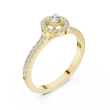 Ladies Ring 9#10055L@7 - Yellow Gold - Image