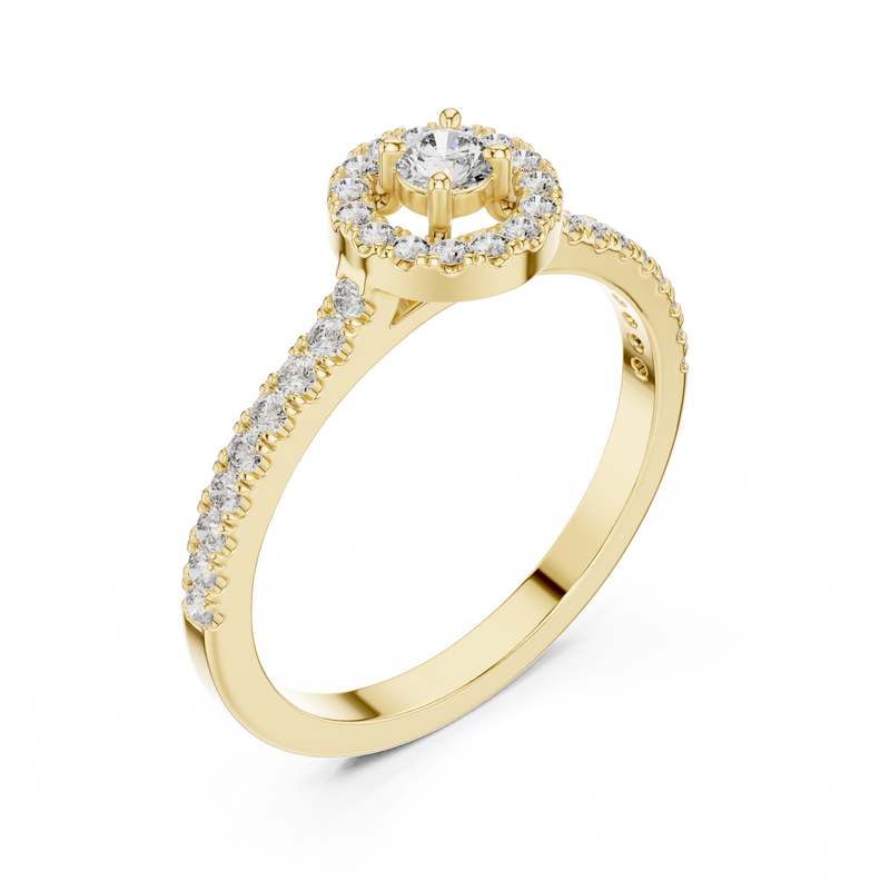 Ladies Ring 9#10055L@7 - Yellow Gold - Image