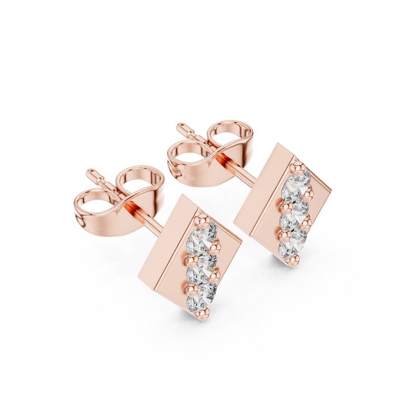 Earring 9#10056E - Rose Gold - Image