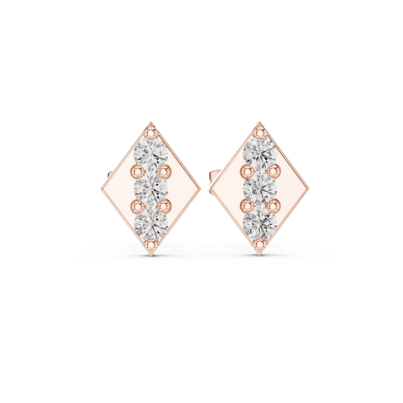 Earring 9#10056E - Rose Gold - Image