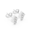 Earring 9#10056E - White Gold - Image