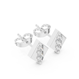 Earring 9#10056E - White Gold - Image