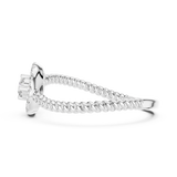 Ladies Ring 9#10056L - White Gold - Image