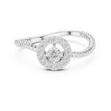 Ladies Ring 9#10056L - White Gold - Image