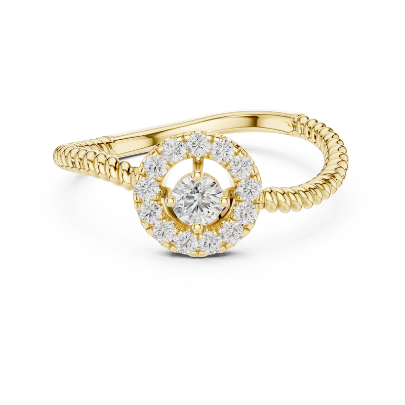Ladies Ring 9#10056L - Yellow Gold - Image