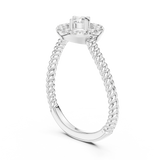 Ladies Ring 9#10056L - White Gold - Image