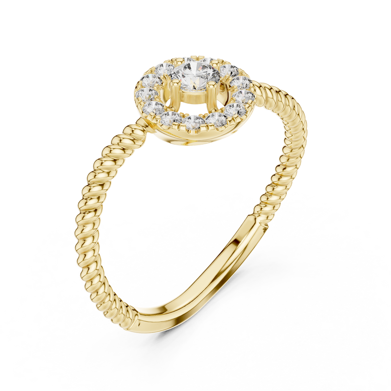 Ladies Ring 9#10056L - Yellow Gold - Image