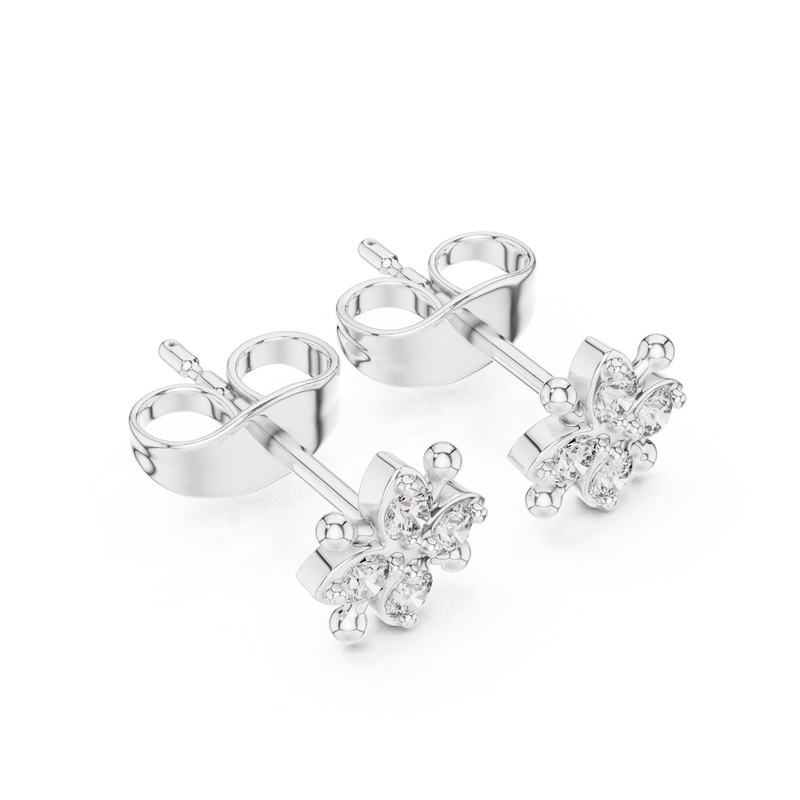 Earring 9#10057E - White Gold - Image