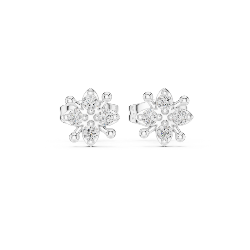 Earring 9#10057E - White Gold - Image