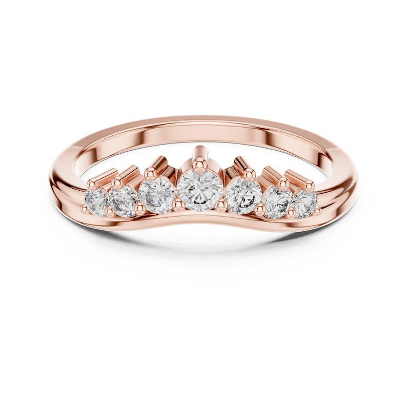 Ladies Ring 9#10057L - Rose Gold - Image