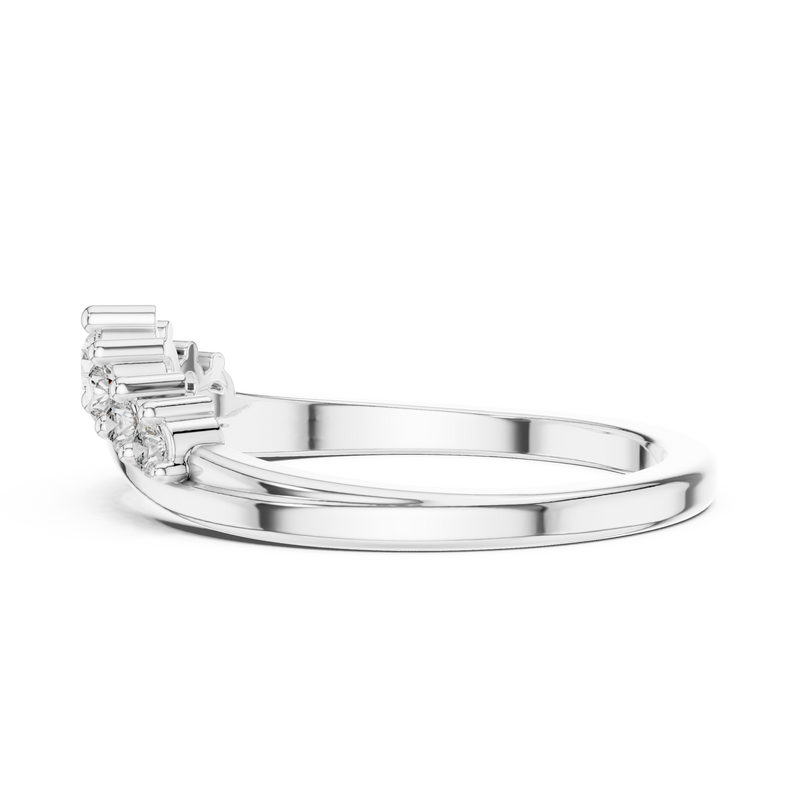 Ladies Ring 9#10057L - White Gold - Image