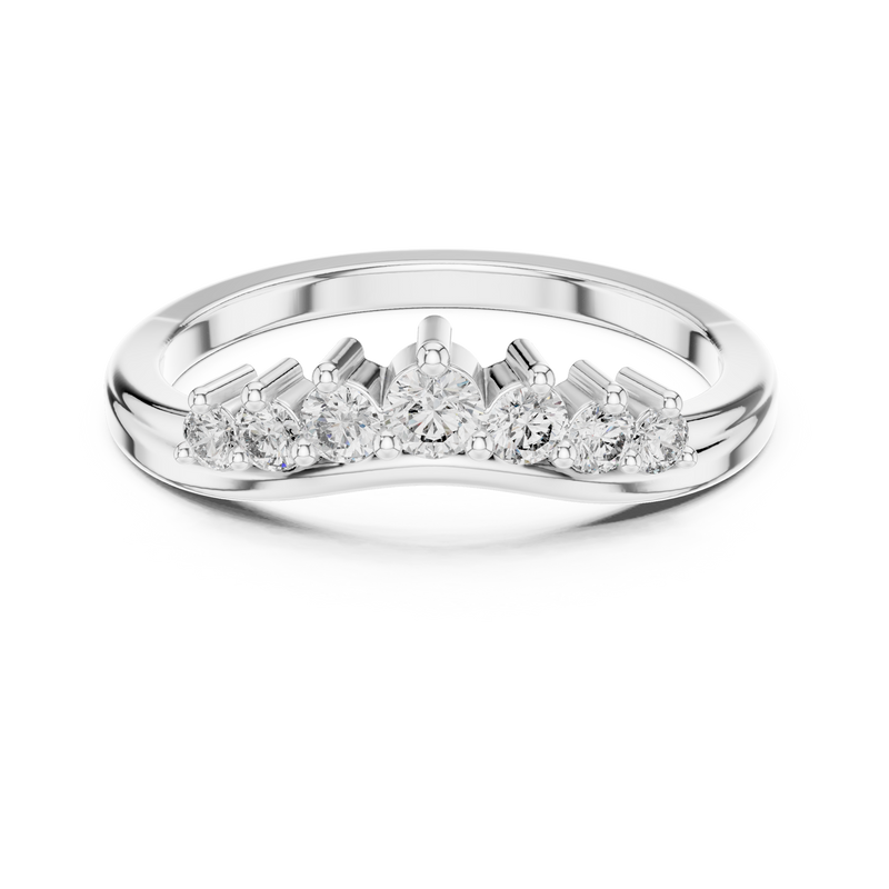 Ladies Ring 9#10057L - White Gold - Image