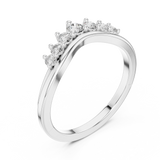 Ladies Ring 9#10057L - White Gold - Image